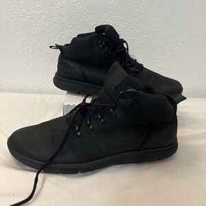 Timberland Boltero Leather A1R1S Leather‎ Shoe Ankle Boots Mens Size 13 Black 5"
